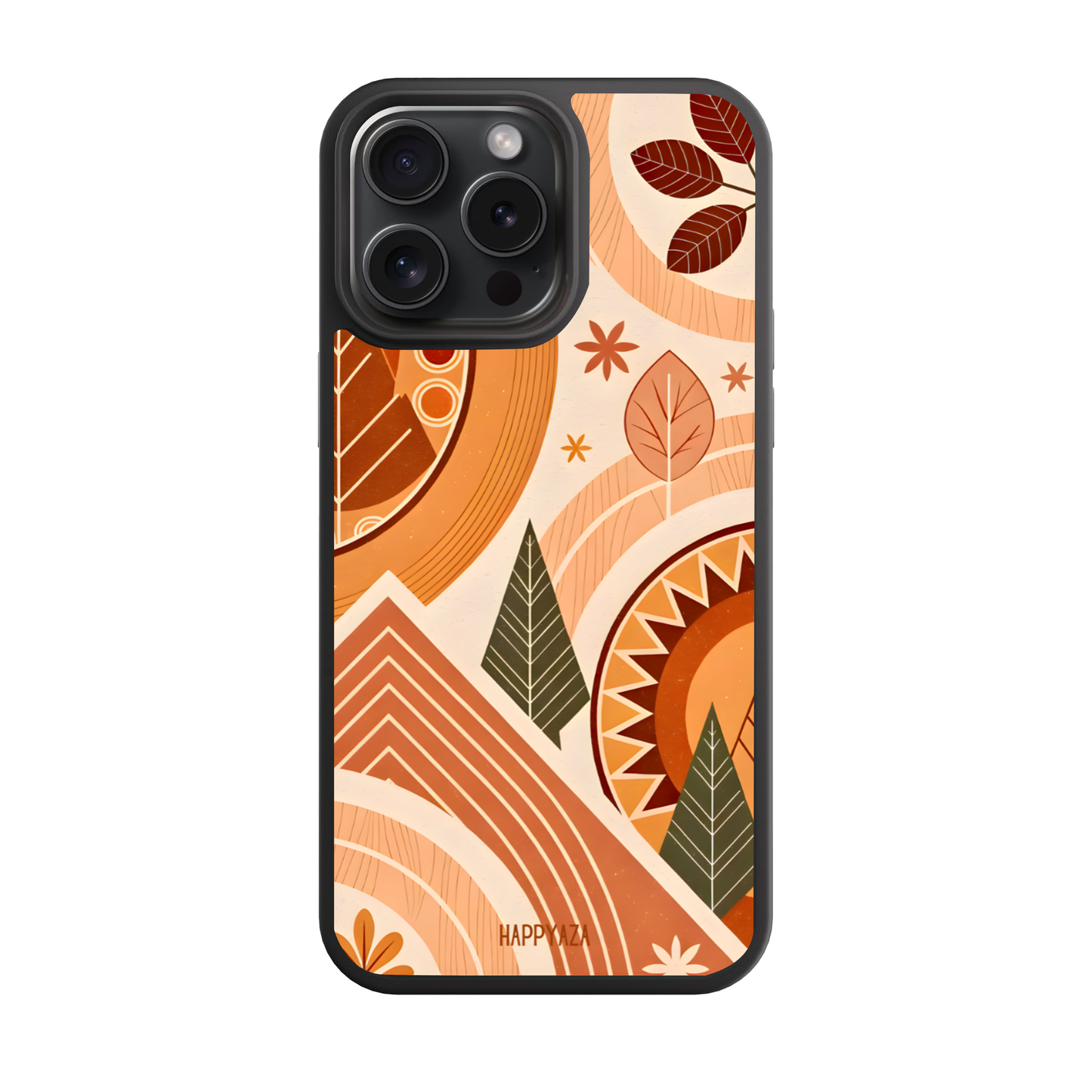 Golden Harvest Pattern Designer Phone Case