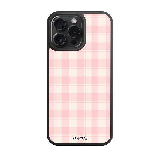 Pink Picnic Plaid Designer Phone Case