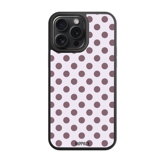 Vintage Mocha Dots Designer Phone Case
