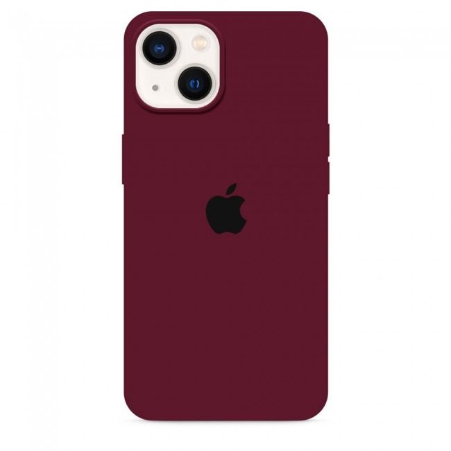 iPhone Original Liquid Silicone Phone Case (Wine)