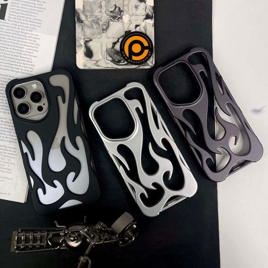 Flame Flexible Shock Proof Case For iPhone