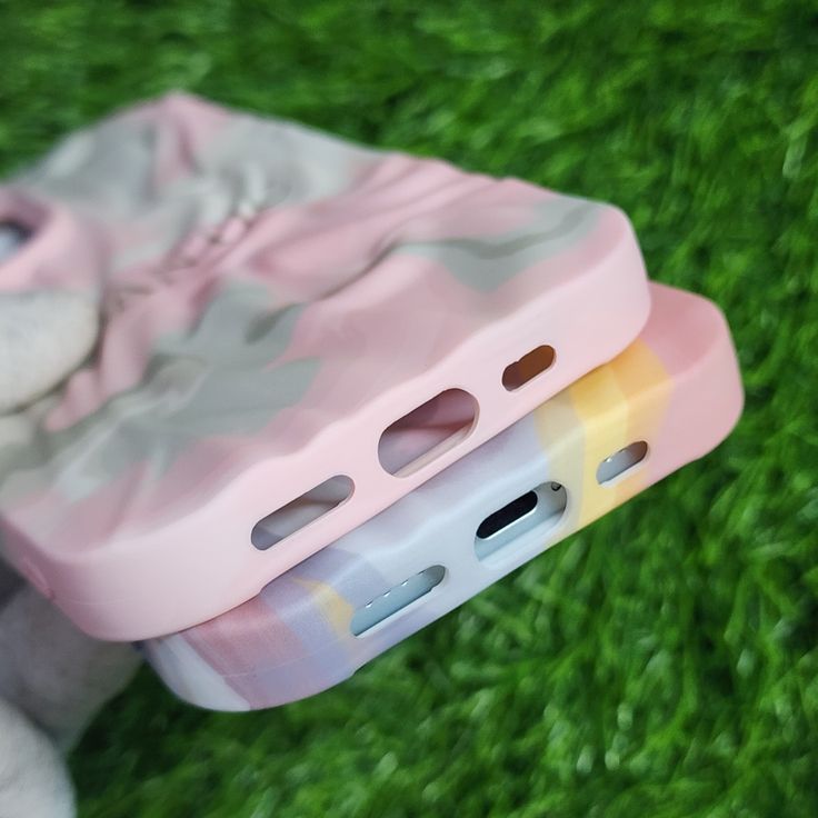 Multi Color Wavy Texture  For iPhone Case