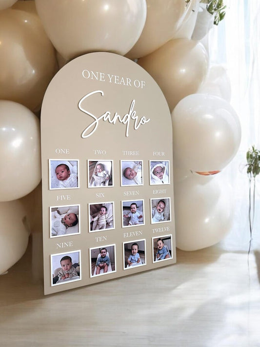 Baby’s 1st Birthday Photo Board