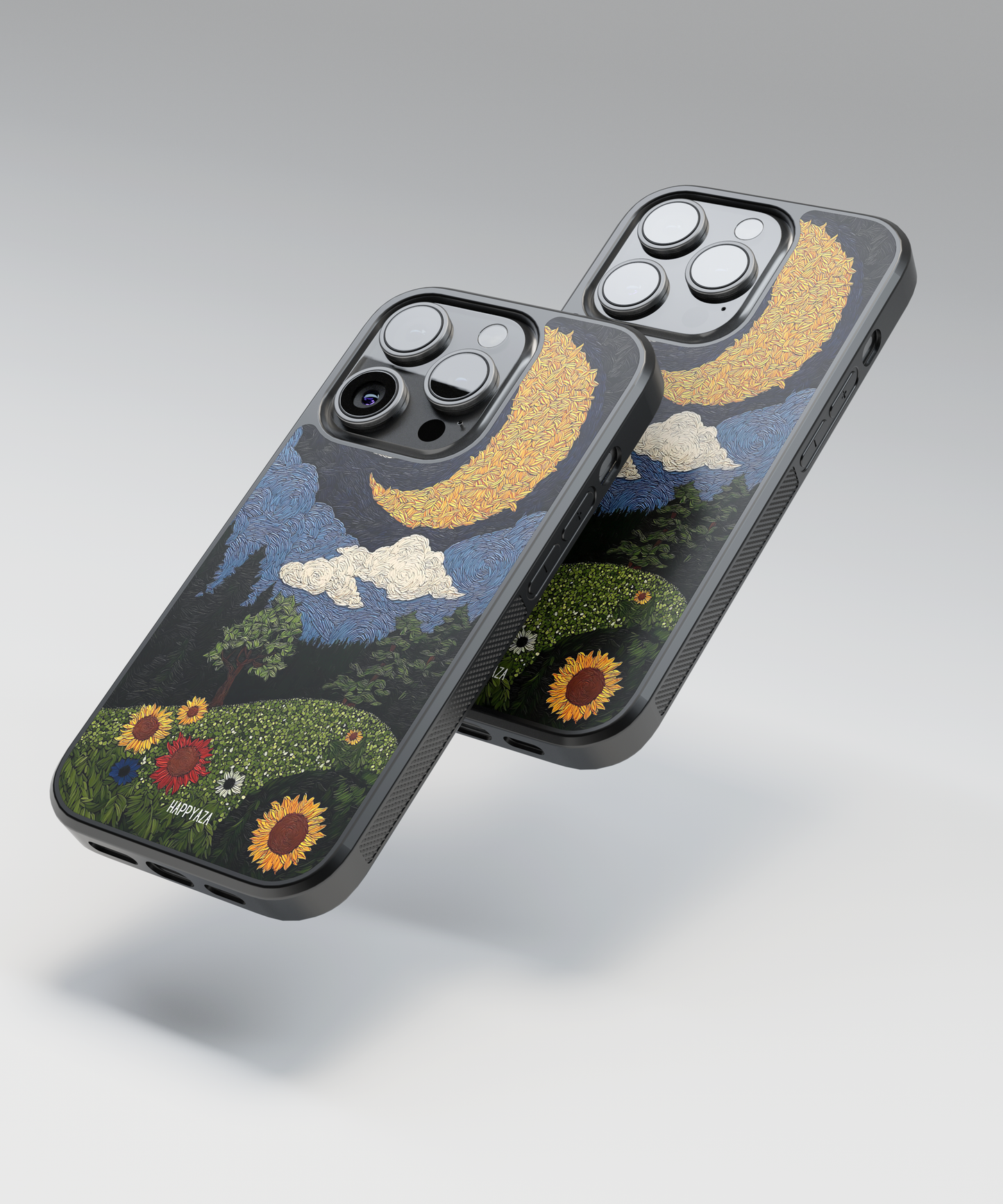 Moon Mosaic Designer Phone Case