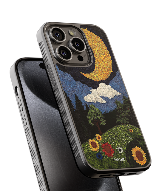 Moon Mosaic Designer Phone Case