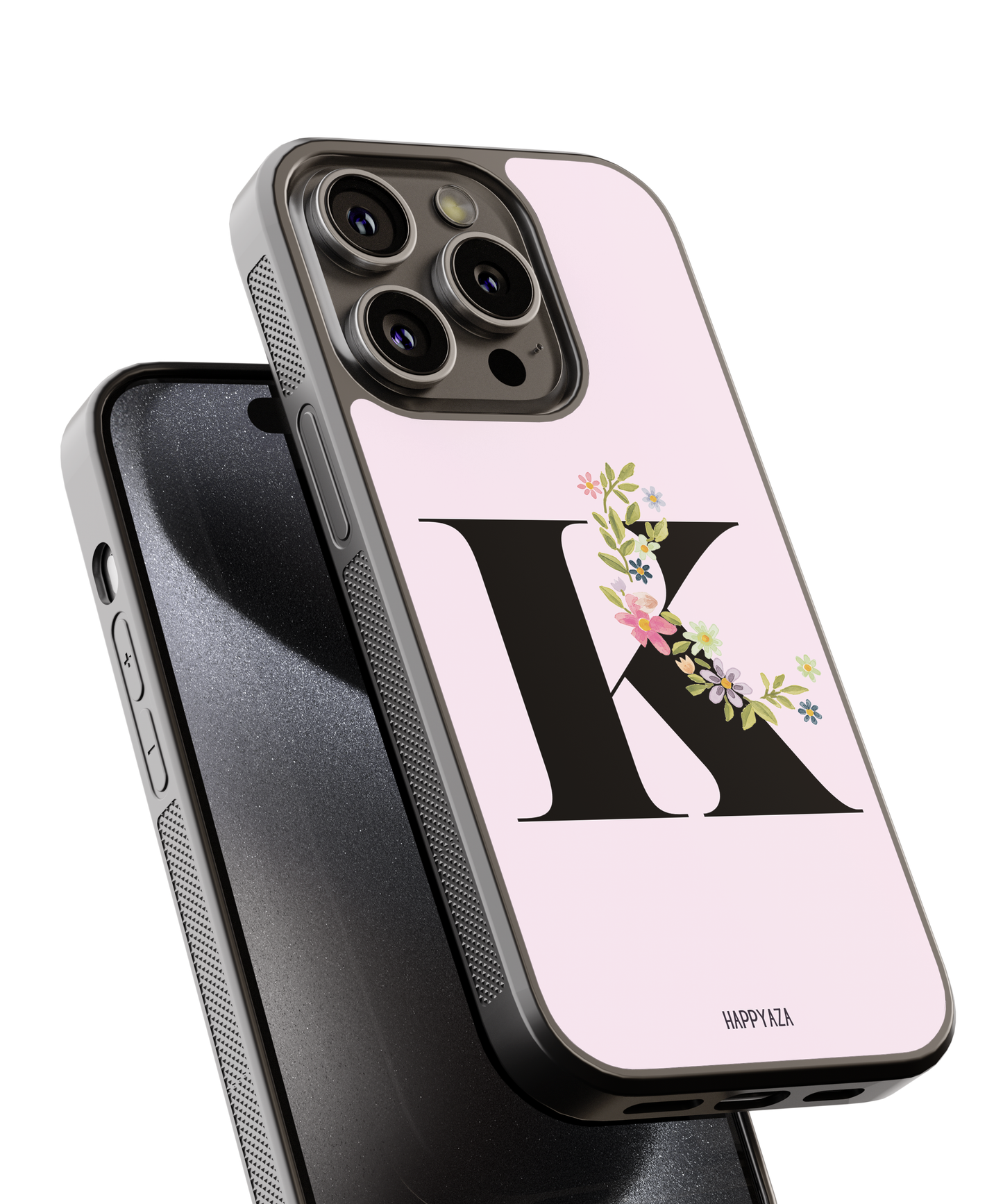 Alphabet Name With Flower Font  Designer Phone Case