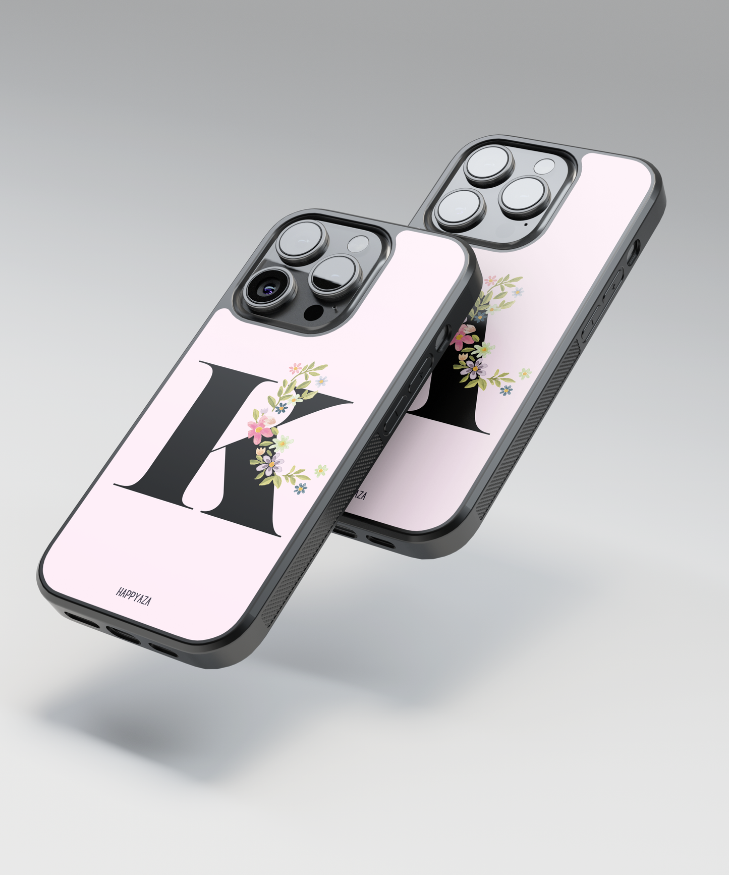 Alphabet Name With Flower Font  Designer Phone Case