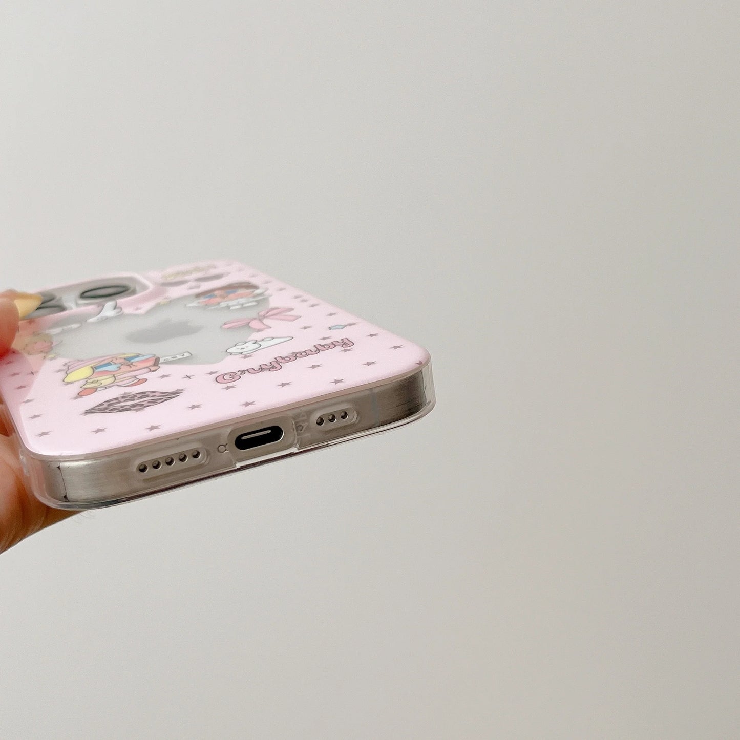 Crybaby Heart Pastel Pink Design Phone Case