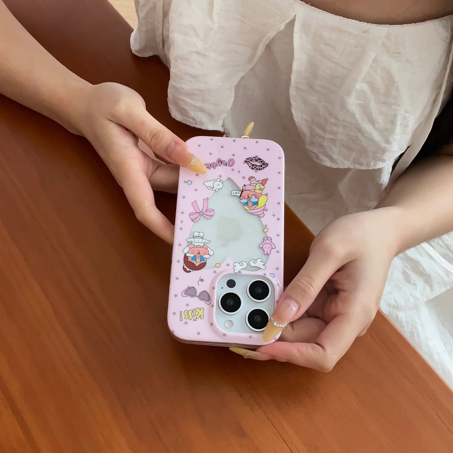 Crybaby Heart Pastel Pink Design Phone Case