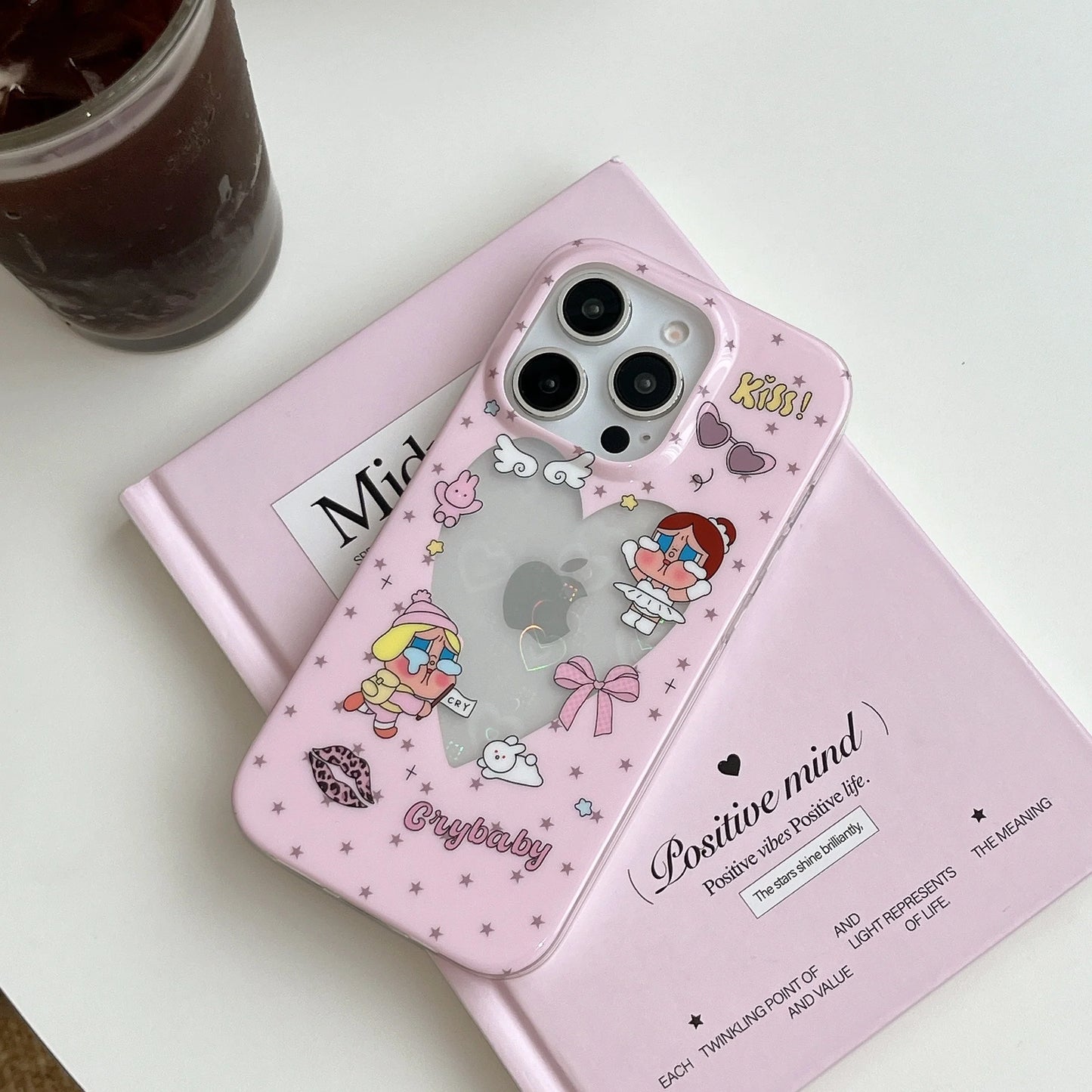 Crybaby Heart Pastel Pink Design Phone Case