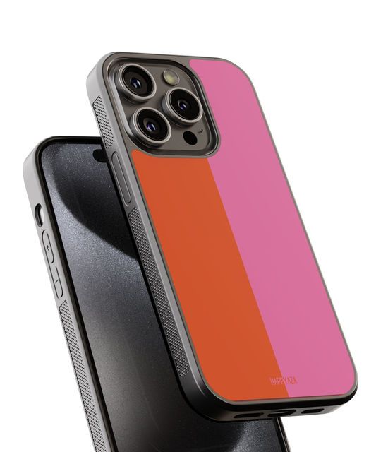 Orange & Pink Color Contrast Designer Phone Case