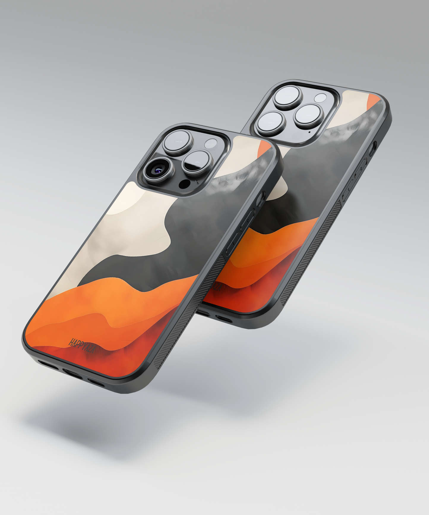 Black Orange Teal Designer  Phone Case