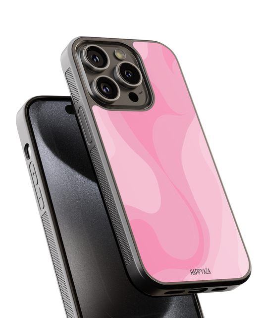 Abstract Pestal Pink Curve Designer Phone Case
