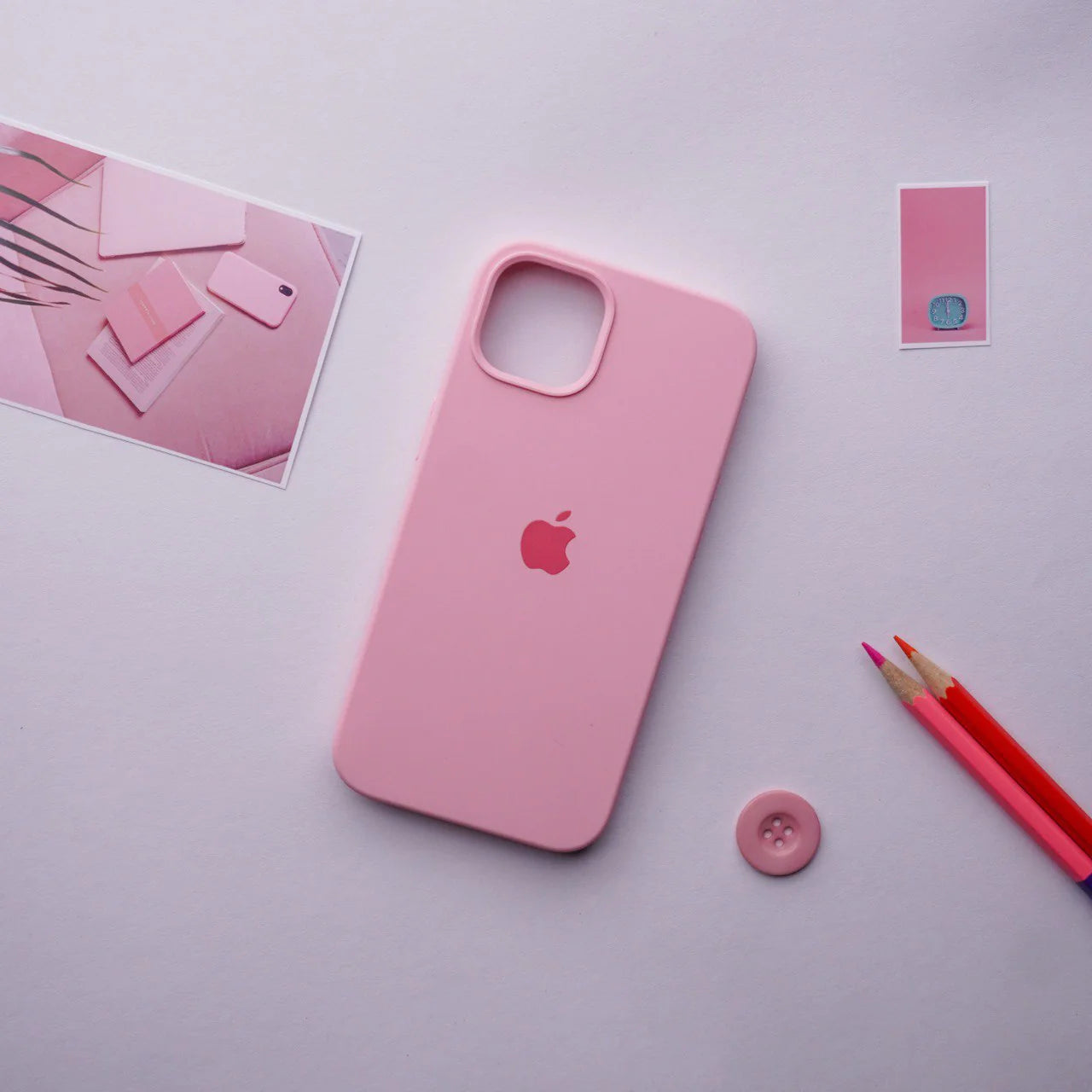 iPhone Original Liquid Silicone Phone Case (Baby Pink)