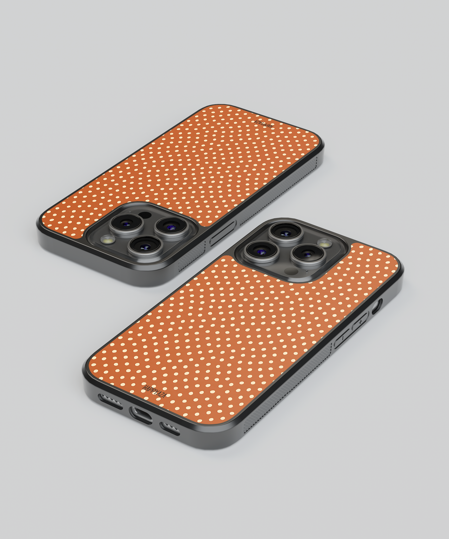 Orange Polka Dots Designer Phone Case