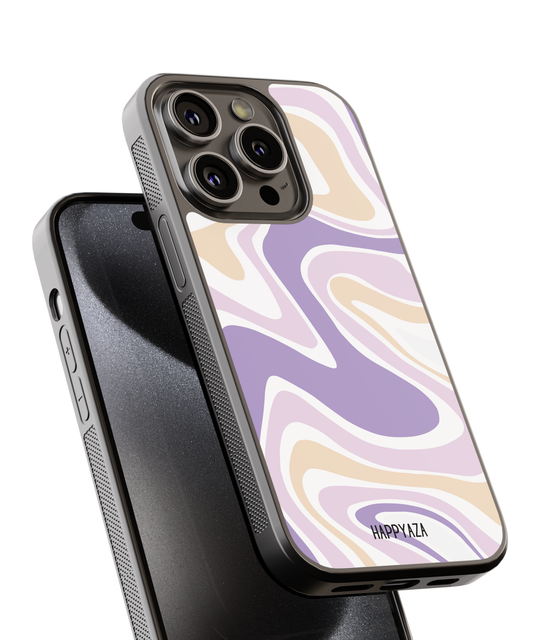 Purple Swirl Designer Phone Case