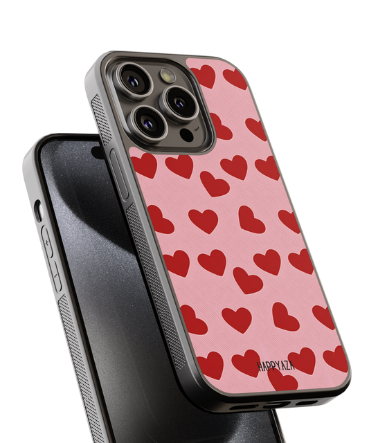 Red Heart Designer Phone Case