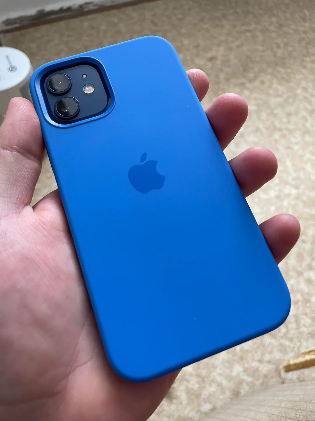 iPhone Original Liquid Silicone Phone Case (Blue)