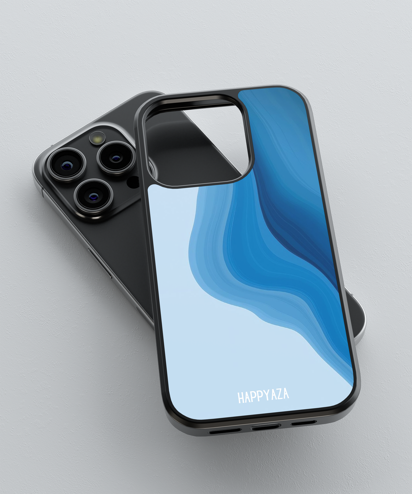 Sea Blue Drip Designer Phone Case