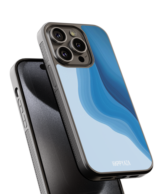 Sea Blue Drip Designer Phone Case