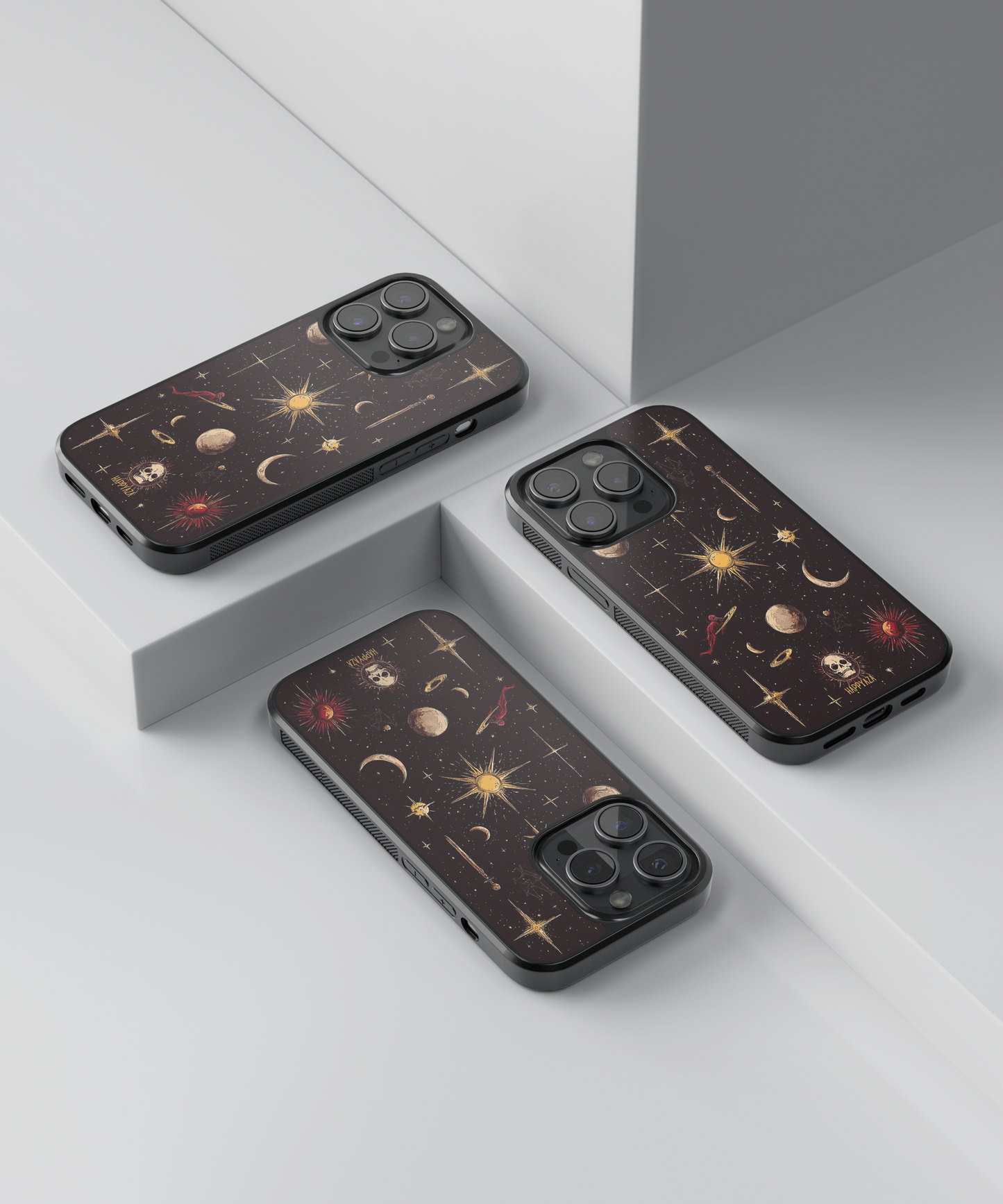 Mystic Moon and Stars Designer Phone Case