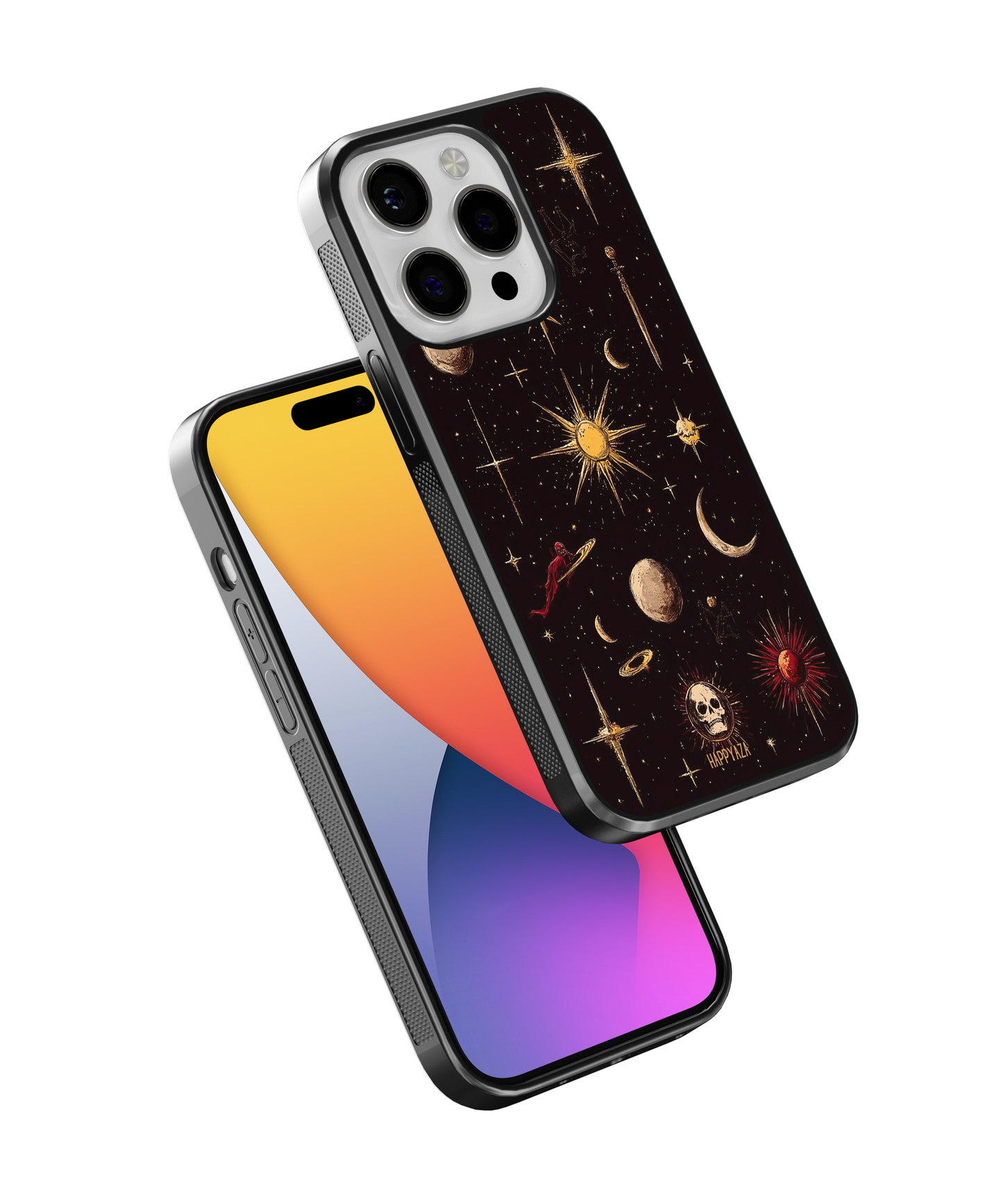 Mystic Moon and Stars Designer Phone Case
