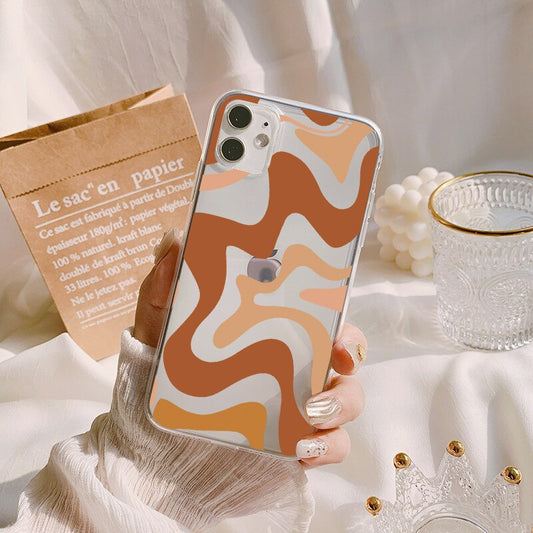 Abstract Swirl Pattern Soft Silicone Phone Case